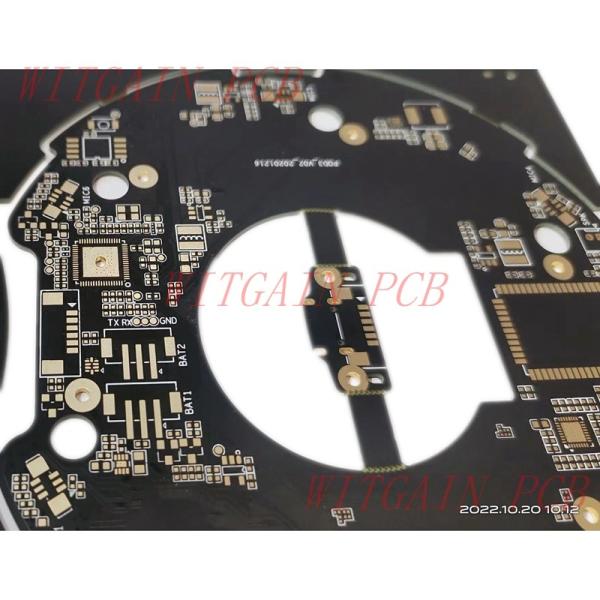 Video Conference Device 4 Layers Pcb 1.2mm Matte Black Solder Mask
