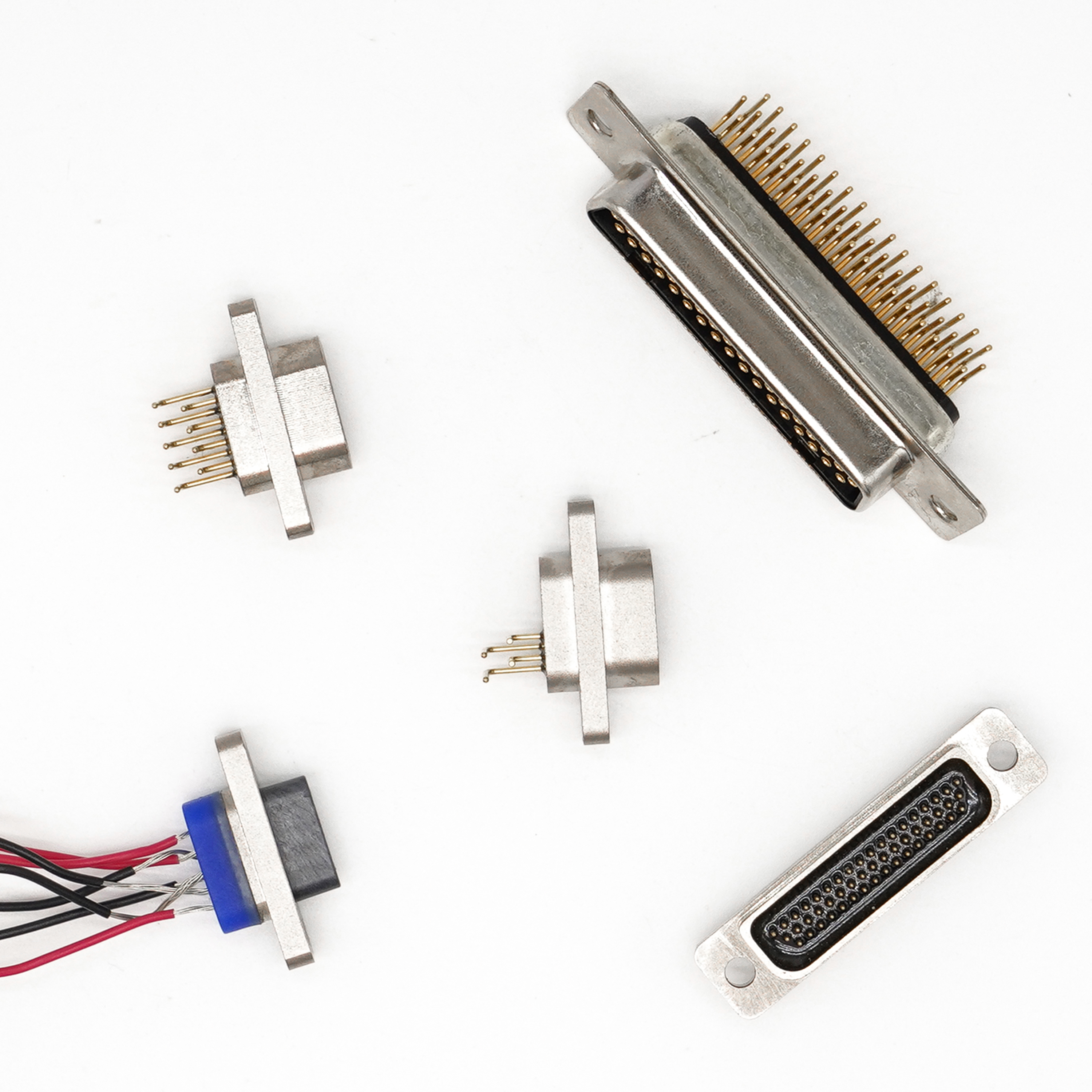 D-SUB Connector, PCB Mount & Solder Cup DB9 DB25 DB37 Male Female DB Connector