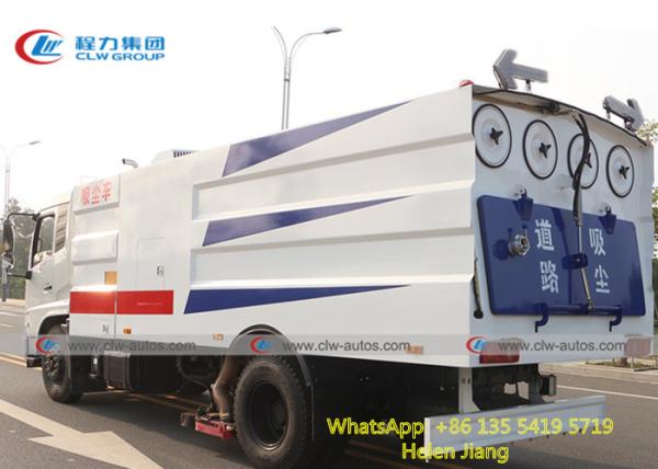 Caminhão da vassoura de estrada do vácuo de Dongfeng 4x2 10CBM para a limpeza da rua
