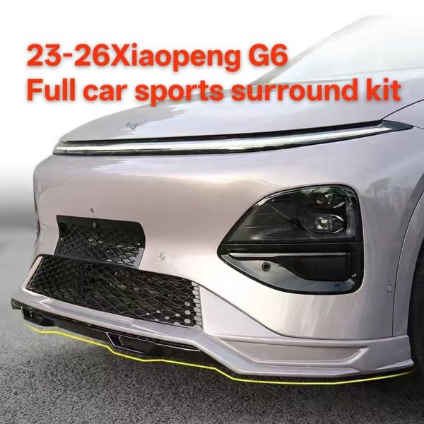 For 23-26 Xiaopeng G6 Front and Rear Bumper Side Skirts Modified Appearance Sports Kit