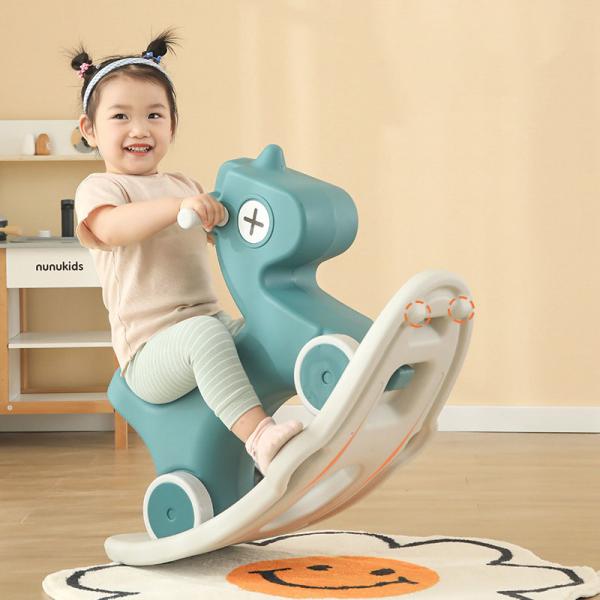 Fun and Safe Rocking Horse Roller Coaster for Baby PVC Material Perfect Birthday Gift