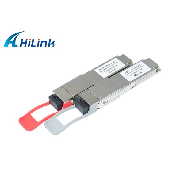 Волокна приемопередатчика 1280/1310nm 4WDM 20KM LC режим DDM симплексного BiDi QSFP28 одиночного одиночный