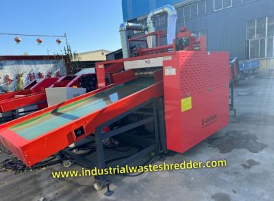 PP PE Plastic Bags Shredder Raffia Woven Sacks Grinder Shopping Bags Crusher Large Capacity