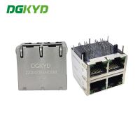 ethernet Jack Female Connector With Transformer de 2x2 Multipleport RJ45