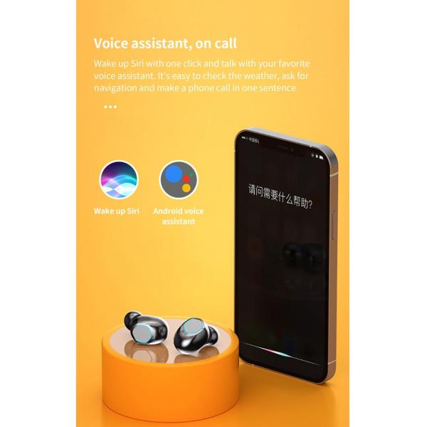 2000mAh Power Bank True Wireless Stereo Earphone with HD Voice AB5616A3 Chipset Model