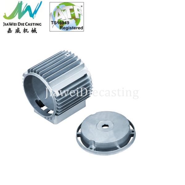 Cast Aluminum Motor Housing , Sand Blasting Extruded Aluminum Housing