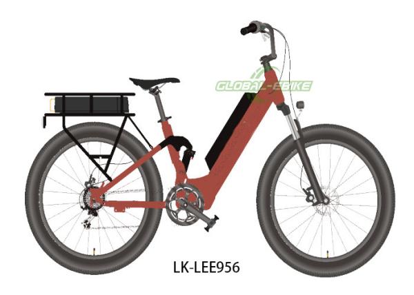 Electric Mountain Bike Quick Gear Changes Lightweight For Bumpy Road Bright Colors
