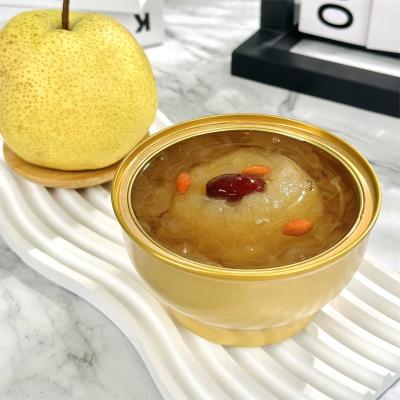 Sopa de pêra assada com Tremella, alimentos de decompressão curativos, alimentos sazonais e cuidados de velhice são apropriados.