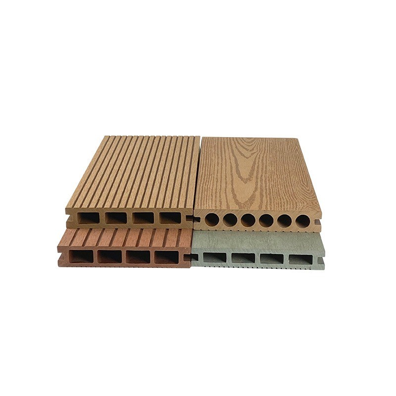 152x23mm WPC украшая панель настила доск внешняя для планки пола отверстия строительных материалов неубедительной круглой