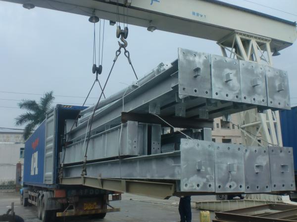Galvanized Warehouse Steel Structure With AWS and BS EN Standard