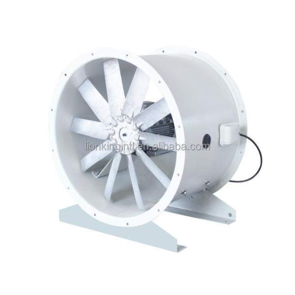 Large tube axial blower fan