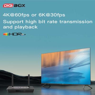 Digibox 4 USB Ports Smart TV Box H.265 4K 60fps Android 12 TV Box