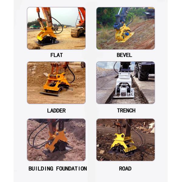 Construction Machine Excavator Vibrating Plate Compactor Plate Tamper 25T/35T/60T