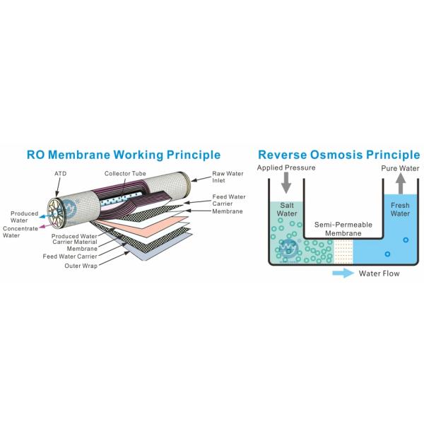 5TPH 7.4kW-380-415V 2xSS304 Tanks Brackish Water Reverse Osmosis Water Plant
