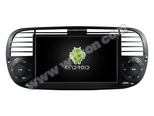 7 дюймовый экран OEM стиль без DVD Deck Для Fiat 500 2010-2015 Автомобильный мул