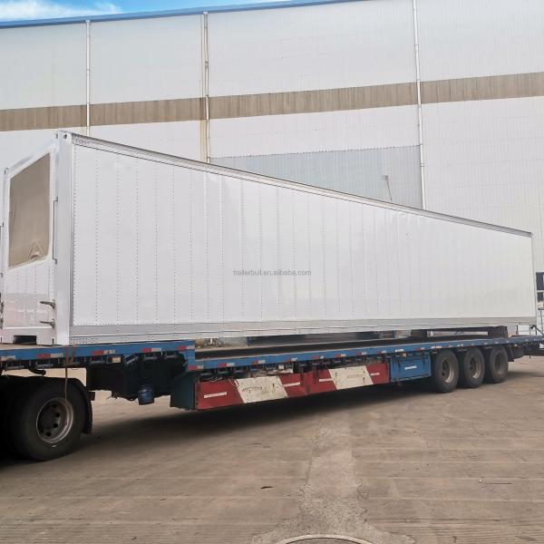 Aluminum Box Body 53ft Semi Trailer for Temperature-Controlled Fresh Food Transport