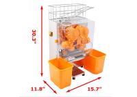 Plástico transparente da pro máquina alaranjada automática do suco do citrino da máquina do Juicer da auto alimentação