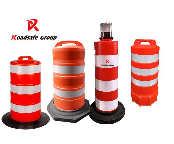 Removable Road Construction Barrels Drums Flexible Anti-Collision Barrel Drum Bucket Traffic Safety Barrel