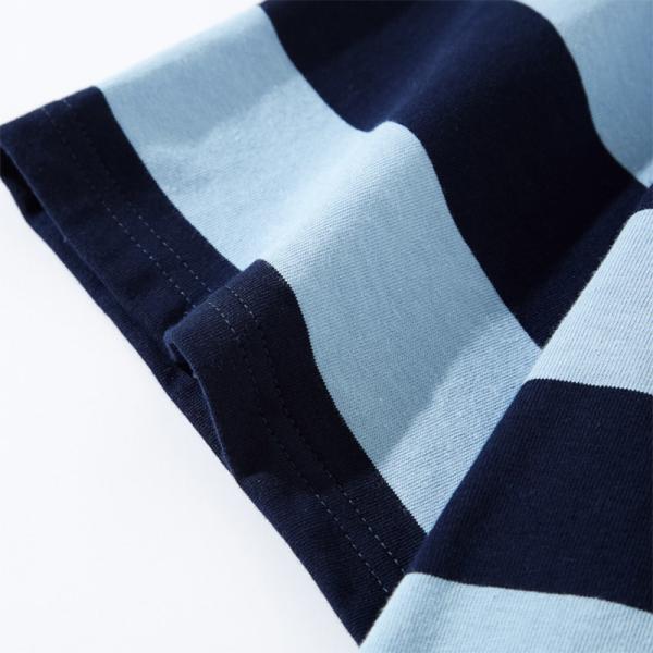 Рубашка короткого рукава рубашки поло 100% хлопок лета Unisex Multicolor горизонтальная Striped