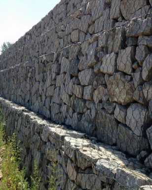 2.7mm сплетенные корзины Gabion
