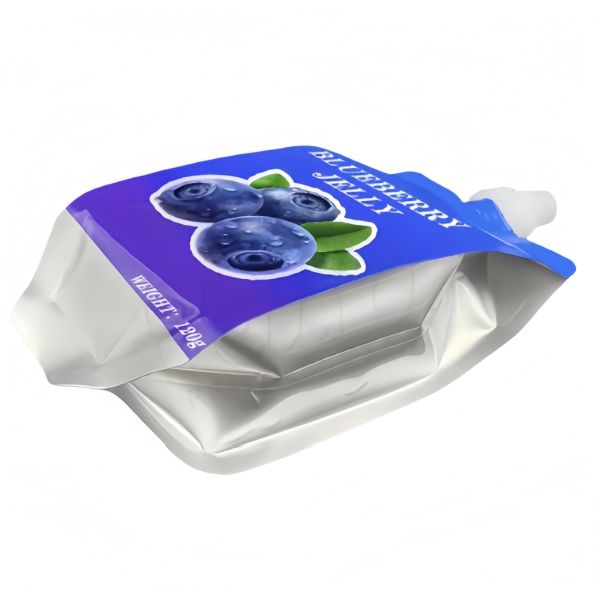 Quad Seal Shaped Custom Drink Pouches User Friendly Juice Packaging Pouch