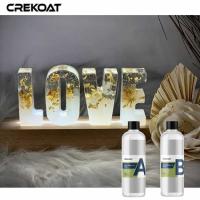Kit de resina epoxi transparente para mesa de madera