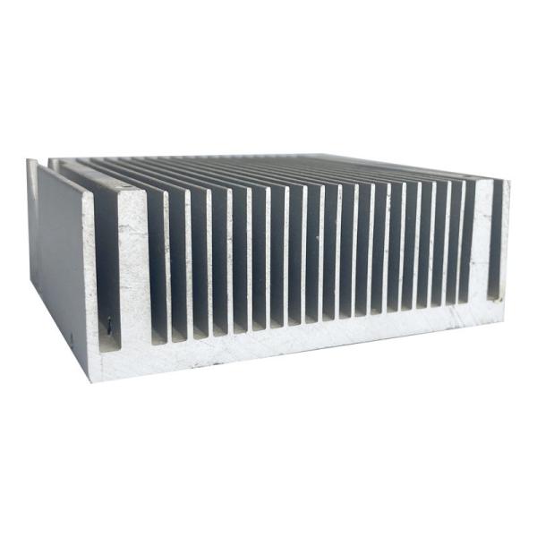Aluminum Heat Sink With High Power High Density Fins AL6063-T5 Anodizing Clear