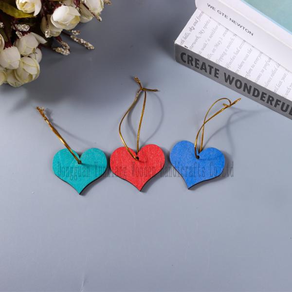 Mini Heart Shaped Chalkboard Sign Hanging Double Sided Blackboard Message Board Hanging Signs for Weddings, Parties, Home