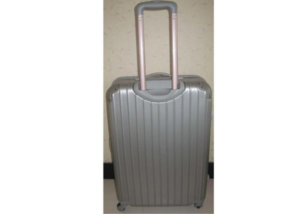 ABS Hard Shell Carry On Luggage Waterproof Silver ABS Material For Travel