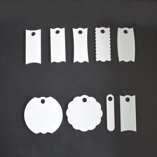 Sublimation Acrylic Blanks Tumbler Topper Lid Decor For 20oz 30oz 40oz