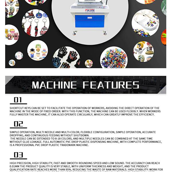 Надувательство 12 фабрики Fulund красит жидкостную машину заплаты силиконовой резины капания PVC автоматическую