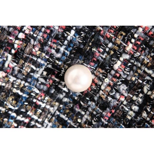 women long tweed shell coats jacket fashion dust coat