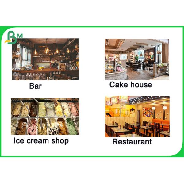 190g blanco disponible 210g Cupstock basó el papel PE cubierto para las tazas de café