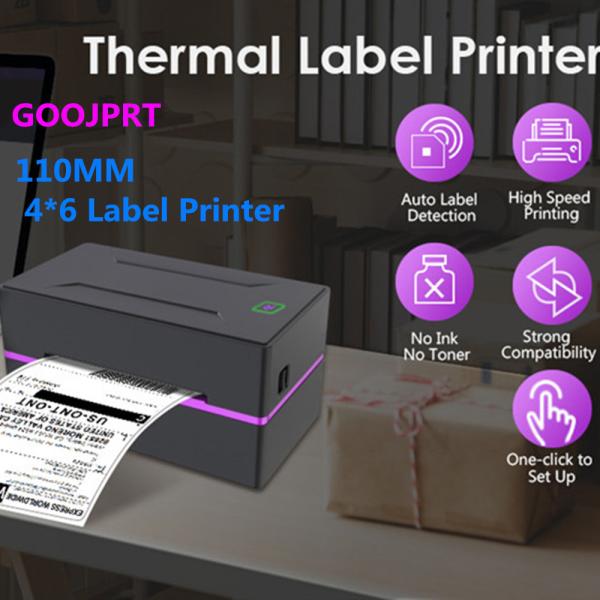 Label Express Waybill Product Price Sticker USB Bluetooth 4 Inch Thermal Barcode Printer For MAC OS Windows Android IOS
