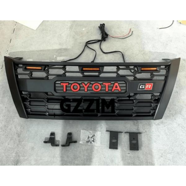 Grille de pare-chocs avant ABS avec LED pour Toyota Fortuner 2016