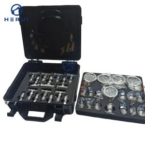 建設機械部品 ユニバーサル 5 ゲージ 水力圧力計 テスト ティ 合体セット ティ 接続箱