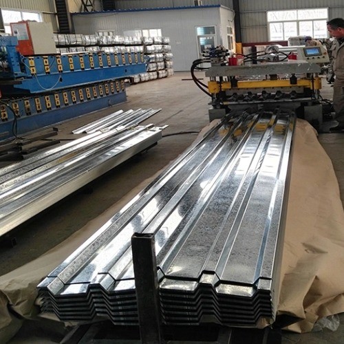 Techo galvanizado de cubierta corrugada con rendimiento de grado DX51D