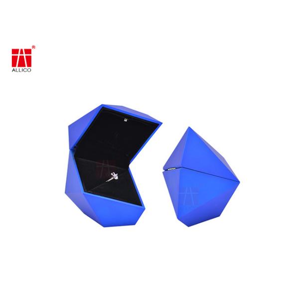 Custom Logo Velvet Jewelry Box Luxury Earring Bracelet Necklace Ring Box Jewelry Packaging Box