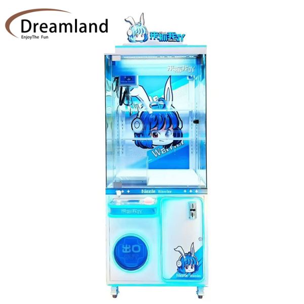 High-ROI Colorful Led Lights Plush Toy Claw Crane Game Machine Coin/Bill/QR Payment options Vending Machine For Amusement Parks
