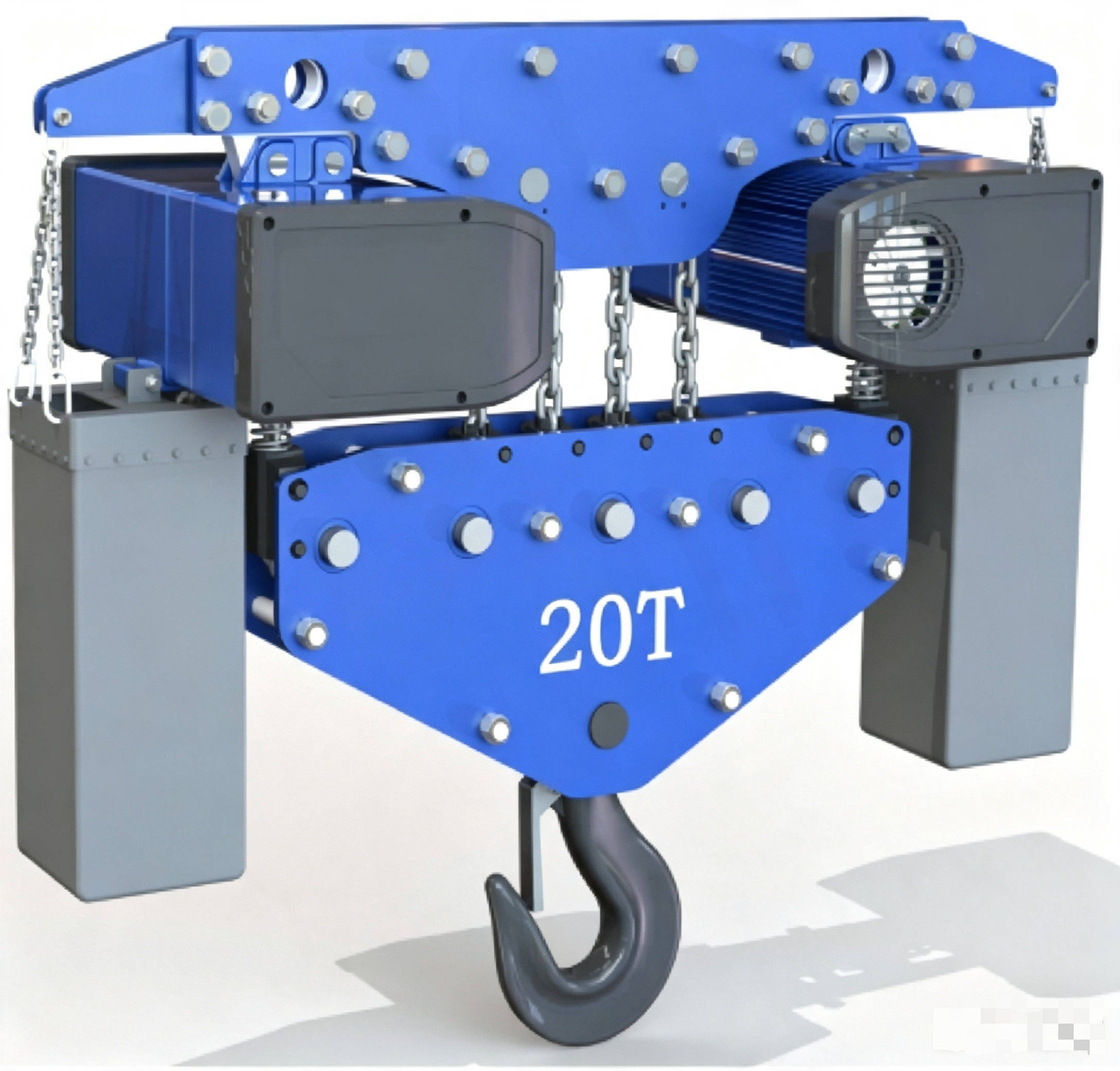 20T - 50T Three Phase Electric Hoists 380V 50Hz Electric Lifting Hoists