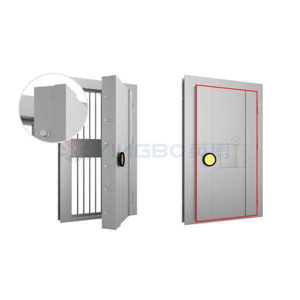 Puerta de seguridad contra robo para el banco Oficina de seguridad de hogar Puertas de seguridad de fuego H2250* W1450mm