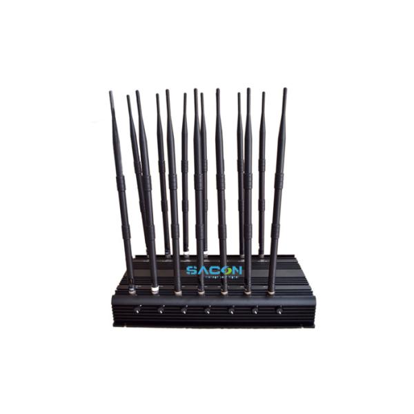 14 Bands 35W High Power Mobile Phone Signal Jammer with 24 Hours Work Time for