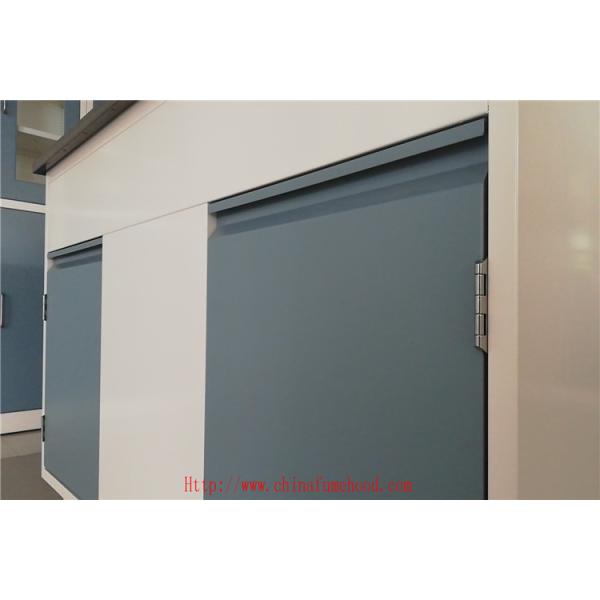 White 1500 Mm Depth Science Chemistry Lab Furniture For Schools H - Frame