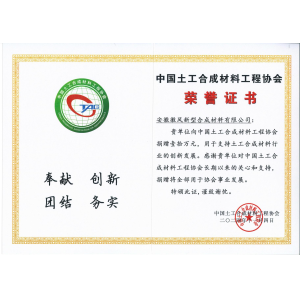 Anhui Huifeng New Synthetic Materials Co., Ltd. Certifications