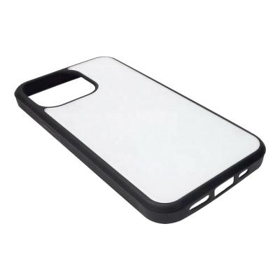 Couverture téléphonique imprimable 2D Sublimation TPU Casse mobile en verre trempé Pour iPhone 13 14 15 16