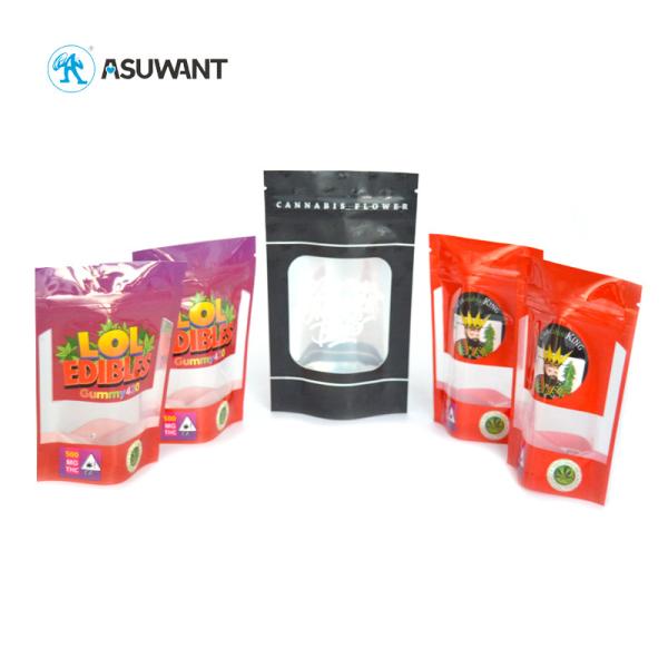 Gummies Mylar Food Bags Edible Packaging Weed Starburst Bag