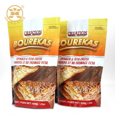 Saco de embalagem de lanche crocante impresso com zíper sacos de embalagem de alimentos personalizados