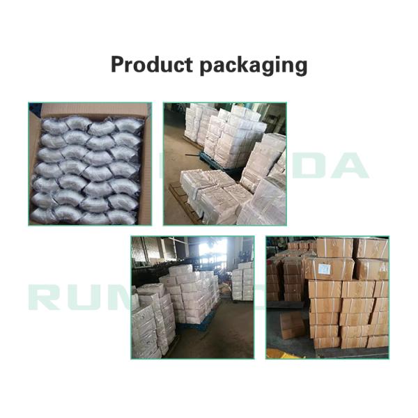 Pipe Fitting Butt Weld Stainless Steel 316L Sanitary Bevel End Long Radius 90 Degree Elbow