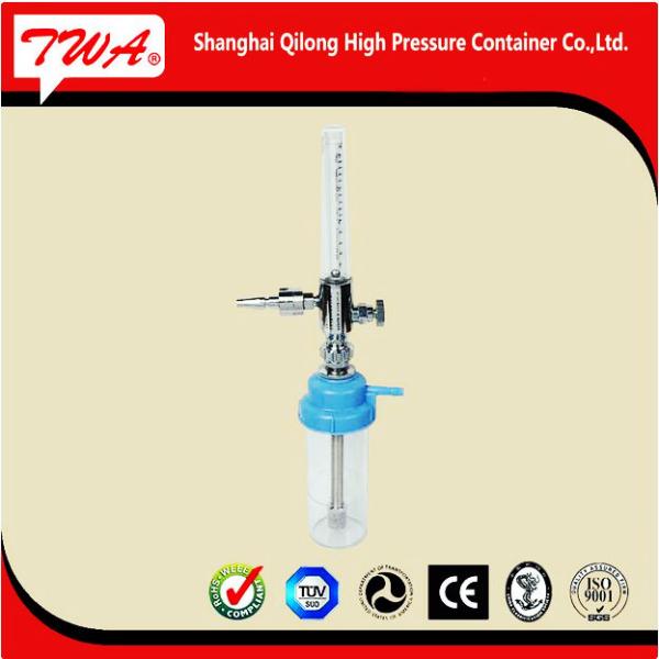 Flow Control Wall Oxygen Regulator Single Flowmeter Connected With The Oxygen Pipe