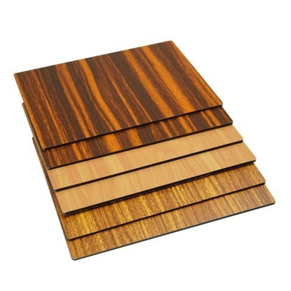 Wind Resistant Wooden Aluminum Composite Panel Anti Scratch Pe Aluminum Panel Systems For Hotels